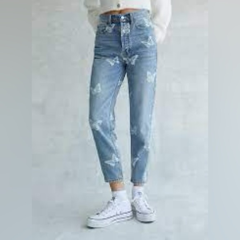 Pacsun butterfly jeans